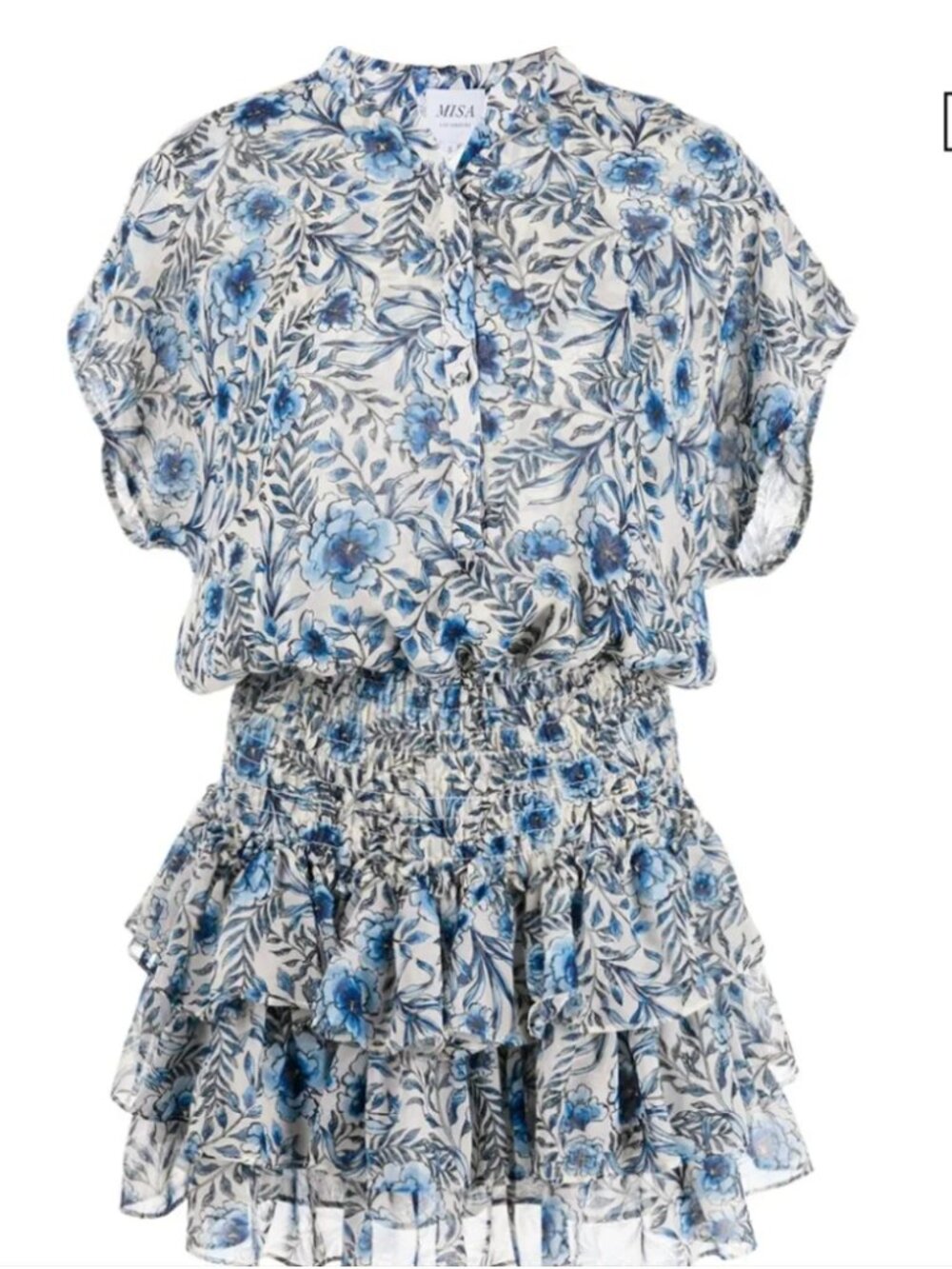 Floral Marion Medium Smocked Dress, Medium | Misa Los Angeles